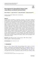 Neural network for valuing Bitcoin options under jump-diffusion and market sentiment model