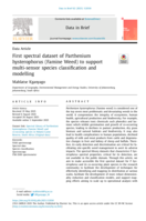 First spectral dataset of Parthenium hysterophorus (Famine Weed) to support multi-sensor species classification and modelling