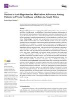 Barriers to anti-hypertensive medication adherence among patients in private healthcare in Edenvale, South Africa