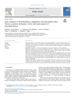 Early initiation of breastfeeding in anglophone and francophone West African countries : Systematic review and meta-analysis of associated factors