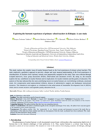 Exploring the burnout experiences of primary school teachers in Ethiopia : A case study