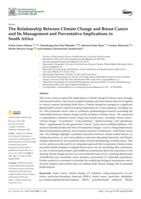 The relationship between climate change and breast cancer and its management and preventative implications in South Africa