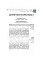 Distributed leadership and student engagement in Ethiopia : The mediating role of teacher self-efficacy