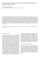 Experimental analysis of concrete beams retrofitted using carbon fibre reinforced polymer plates