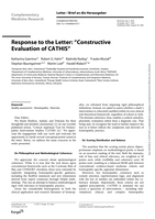 Response to the Letter : "Constructive Evaluation of CATHIS"