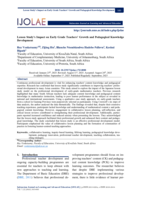 Lesson study’s impact on early grade teachers’ growth and pedagogical knowledge development