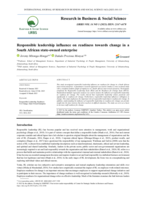 Responsible leadership influence on readiness towards change in a South African state-owned enterprise