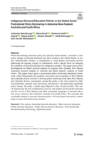 Indigenous doctoral education policies in the global south : Postcolonial policy borrowing in Aotearoa New Zealand, Australia and South Africa