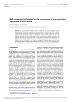 Soft computing techniques for the assessment of energy content from waste : A mini review