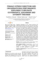 Exploring corporate governance, leadership and diversity theories
