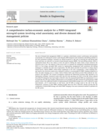 A comprehensive techno-economic analysis for a PHEV-integrated microgrid system involving wind uncertainty and diverse demand side management policies