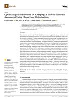 Optimizing solar-powered EV charging : A techno-economic assessment using horse herd optimization