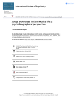 Jung's archetypes in Elon Musk's life : a psychobiographical perspective