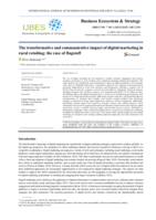 The transformative and communicative impact of digital marketing in rural retailing: the case of flagstaff