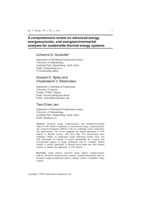 A comprehensive review on advanced exergy, exergoeconomic, and exergoenvironmental analyses for sustainable thermal energy systems
