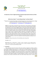 An exploration of factors triggering employee shirking through systematic reviews and meta-analyses