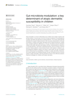 Gut microbiota modulation: a key determinant of atopic dermatitis susceptibility in children