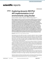 Exploring dynamic RESTful API implementation in IoT environments using docker