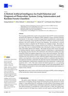 A hybrid artificial intelligence for fault detection and diagnosis of photovoltaic systems using autoencoders and random forests classifiers
