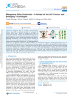 Manganese alloy production─a review of the SAF process and emerging technologies
