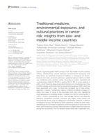 Traditional medicine, environmental exposures, and cultural practices in cancer risk: insights from low- and middle-income countries
