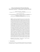 Deep learning-based network intrusion detection systems : a systematic literature review