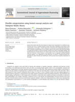 Flexible categorization using formal concept analysis and Dempster-Shafer theory