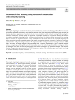 Incremental class learning using variational autoencoders with similarity learning