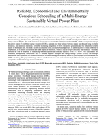 Reliable, economical and environmentally conscious scheduling of a multi-energy sustainable virtual power plant