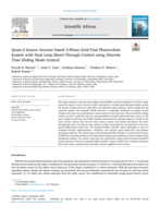 Quasi-Z Source Inverter based 3-phase grid-tied photovoltaic system with dual loop shoot-through control using discrete time sliding mode control