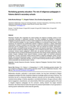 Revitalizing geometry education : The role of indigenous pedagogies in Kalomo district's secondary schools