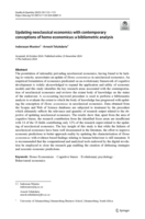 Updating neoclassical economics with contemporary conceptions of homo economicus : a bibliometric analysis
