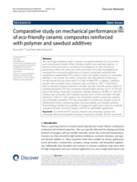 Comparative study on mechanical performance of eco-friendly ceramic composites reinforced with polymer and sawdust additives