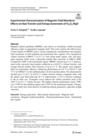 Experimental characterization of magnetic field waveform effects on heat transfer and entropy generation of Fe3O4-MgO