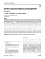Application of three kinetic models for the prediction of biomethane yield of combined oxidative and nanoparticle additives pretreated xyris capensis