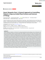 Smart mosquito‐nets : A natural approach to controlling malaria using larvicidal plant extracts and internet of things