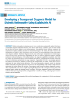 Developing a transparent diagnosis model for diabetic retinopathy using explainable AI