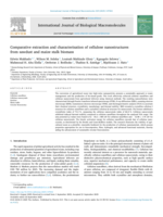 Comparative extraction and characterisation of cellulose nanostructures from sawdust and maize stalk biomass