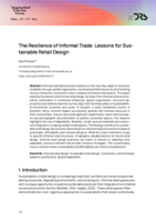 The resilience of informal trade : Lessons for sustainable retail design