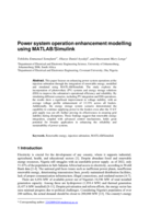 Power system operation enhancement modelling using MATLAB/Simulink