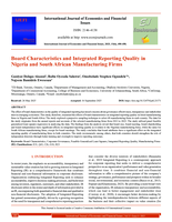  Board characteristics and integrated reporting quality in Nigeria and South African manufacturing firms