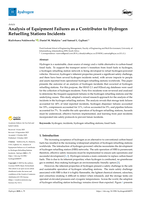 Analysis of equipment failures as a contributor to hydrogen refuelling stations incidents