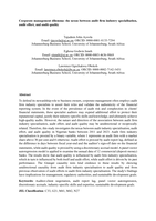 Corporate management dilemma : the nexus between audit firm industry specialisation, audit effort, and audit quality