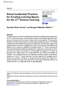 School leadership practices for creating learning spaces for the 21st century learning