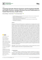 Assessing zoonotic disease exposure and occupational health and safety practices among veterinary services fieldworkers in North West province, South Africa