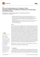 Flux and fouling behavior of graphene oxide- polyphenylsulfone ultrafiltration membranes incorporating ZIF-67/ZIF-8 fillers
