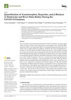 Quantification of acetaminophen, ibuprofen, and β-blockers in wastewater and river water bodies during the COVID-19 pandemic