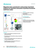 Magnetic beta cyclodextrin molecularly imprinted polymer for selective extraction of perfluorooctanoic acid from water