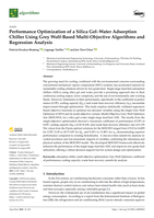 Performance optimization of a silica gel-water adsorption chiller using grey wolf-based multi-objective algorithms and regression analysis