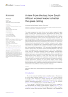 A view from the top : how South African women leaders shatter the glass ceiling